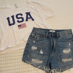 JBD high waisted shorts